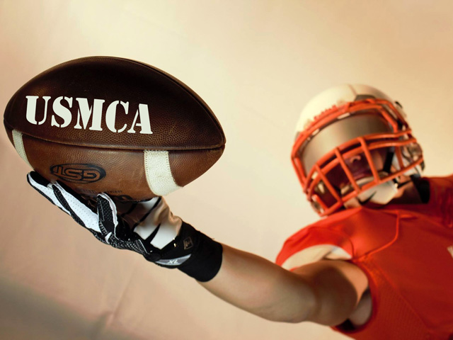 As fall football season ramps up, supporters of the USMCA are determined to get the trade deal across the goal line before presidential politics potentially blocks ratification of the trade pact in 2020. (DTN image courtesy of goodfreephotos.com) 